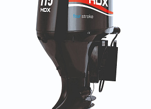 Лодочный мотор 4-х тактный HDX F 115 FEL-T-EFI (длинная нога, стандартное вращение винта - вправо)