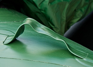 Надувная ПВХ лодка HDX Carbon 240 с пайолом, цвет зеленый